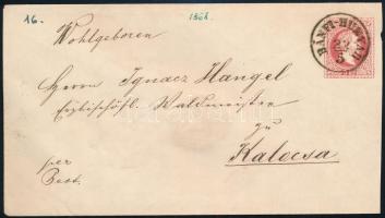 1868 5kr díjjegyes boríték / PS-cover BÁNFI-HUNYAD - Kalocsa