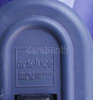 cca 1980 Arteluce "Jill" olasz posztmodern falilámpa pár. Fém, anyagában színezett királyk...