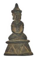 Amulett szobor. cca XV.-XVIII. sz., Wat Ratchaburana templom, Ajutthaja, ma Thaiföld. Bronz, m: 5 cm