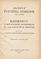 Kézikönyv a szövetkezeti boltkezelők és alkalmazottak részére. Összeállították: a ,,Hangya'...