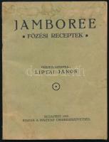 1933 Jamboree főzési receptek, összeáll.: Liptai János, a Cserkészszövetség kiadása, foltos első borítóval, egyébkén jó állapotban, 59p