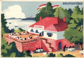 Balatonfüred Liliom étterem, kávéház, bár, cukrászda, borpince