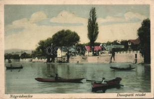 Nógrádverőce Duna evezősökkel