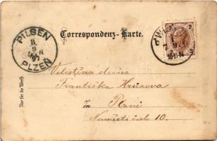 1897 (Vorläufer!) Wien, Vienna, Bécs; K.K. Hofburg, Heldenplatz, Neue Hofburg / royal castle, coat o...