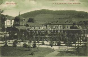 Bártfa-fürdő arcades with main and medical fountains