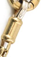 18K arany (Au) hengeres mintájú karlánc Jelzett, 13,4