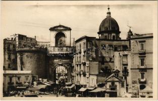 Napoli, Naples; Porta Capuana / market, gate (b)