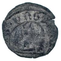 1442-1443. Denár Ag "I. Ulászló" (0,62g) T:VF patina kitörés Hungary 1442-1443. Denar Ag &...