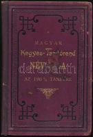 A Magyar Kegyes-Tanítórend névtára az 1905/6 tanévre. Bp., 1905, Buschmann F., 80 p. Kiadói aranyozott félvászon-kötés, kopott, foltos borítóval, laza fűzéssel, ceruzás bejegyzésekkel, az utolsó 1-2 lap (jegyzetlap?) hiányzik.