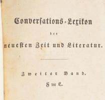 Conversations lexikon der neuesten Zeit und Literatur.2 kötete: 2. Band: F-L., 4. Band: S-Z. (a mű 4...
