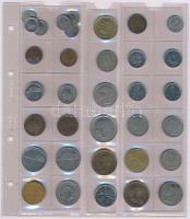34db-os vegyes belga és holland fémpénz tétel T:AU-VF 34pcs of mixed belgian and dutch metal coin lot C:AU-VF