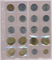 32db-os vegyes francia fémpénz tétel T:AU-VF 32pcs of mixed french metal coin lot C:AU-VF