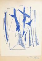 Kass János (1927-2010): össz. 23 db rajz. Klf. technikák, papír, 19 db jelzett, néhány kevés kivétel...