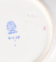 Herendi Apponyi purpur mintás tálka. Jelzett, hibátlan, d: 13,5 cm