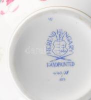 Herendi Apponyi purpur mintás tejkiöntő. Jelzett, hibátlan, m: 7,5 cm