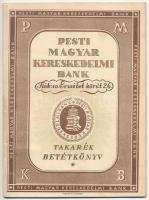 1946. "Pesti Magyar Kereskedelmi Bank" takarék betétkönyve, részben kitöltve.