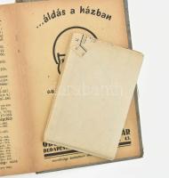 1942 Budapesti útmutató és címtár. Rendőrségi zsebkönyv. XXII. évf. Bp., 1942, Pallas. Térkép-mellék...