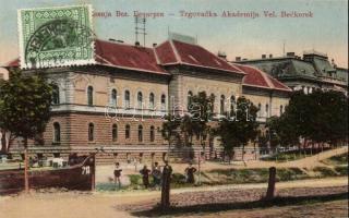 Nagybecskerek trade school with ship