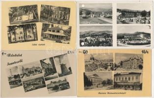 33 db MODERN magyar város képeslap vegyes minőségben (Képzőművészeti Alap) / 33 modern Hungarian town-view postcards in mixed quality (50's)