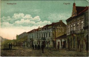 Ungvár, Uzshorod, Uzhhorod, Uzhorod; Széchenyi tér. Völgyi József kiadása / square (EK)