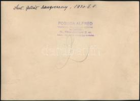 1930 Budapest, Szent Gellért Szálló, hangverseny résztvevői, az első sorban Gulácsy Irén, Márkus Emí...