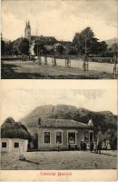 1910 Jászó, Jászóvár, Jasov; Fő utca, templom, üzlet. Frankovich Dezső kiadása / main street, church, shop (EK)