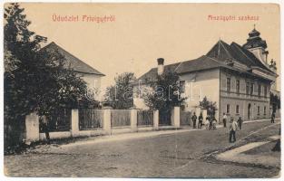 1913 Privigye, Prievidza; Pénzügyőri szakasz. Gubits B. kiadása. (W.L. ?) 583. / financial guard (fa)