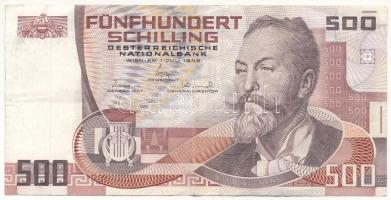 Ausztria 1985. 500Sch T:F erős papír Austria 1985. 500 Schilling C:F sturdy paper Krause P#151