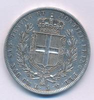 Olasz államok / Szárd-Piemonti Királyság 1836. 5L Ag "Károly Albert" T:XF,VF kis ph.
Ital...