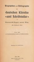 Reko, Viktor A. / Bohrmann, Heinr. d.J. (Hrsg.):Deutsch-Österreichisches Künstler- und Schriftstelle...