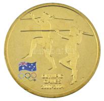 Ausztrália 2004. 5D Al-bronz Sydney-től Athénig a 2004-es Olimpia T:BU Australia 2004. 5 Dollars Al-Bronze Sydney to Athens - Olympics 2004 T:BU Krause KM#812