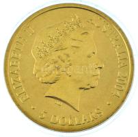 Ausztrália 2004. 5D Al-bronz "Sydney-től Athénig a 2004-es Olimpia" T:BU
Australia 2004. ...