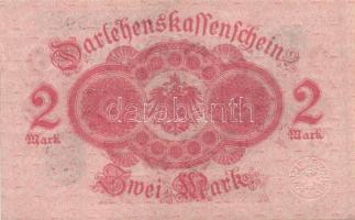 Német Birodalom / Császárság 1914. 2M (2x)kék pecséttel, kis ugrású sorszámokkal T:I