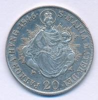 1846B 20kr Ag "V. Ferdinánd" T:XF patina Hungary 1846B 20 Kreuzer Ag "Ferdinand V&quo...