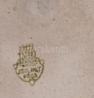 Zsolnay antik fali szenteltvíztartó. Jelzett, hibátlan, 17x9 cm