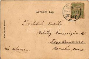 1905 Nagyvárad, Oradea; Premontrei főgimnázium, Szabó Ferenc üzlete. Sebő Imre kiadása / grammar sch...