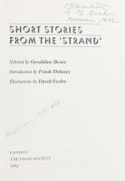 Beare, Gerladine (szerk.): Short Stories from The Strand. London, 1992, The Folio Society. Angol nyelven. Kiadói aranyozott, illusztrált egészvászon-kötésben, festett felső lapélekkel, címlapon ceruzás bejegyzésekkel. Többek közt H. G. Wells, Arthur Conan Doyle, Aldous Huxley, Rudyard Kipling novelláival.