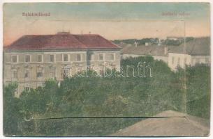 1913 Balatonfüred, Stefánia udvar. leporellólap 10 képpel. Oblatt Árpád kiadása (EK)