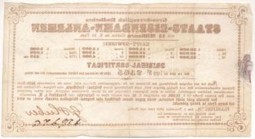 Németország / Frankfurt 1800. "Badeni Nagyherceg - Állami vasúti kötvények" sorsjegye &quo...