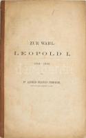 PRibram, A. Francis: Zur Wahl Leopold I (1654-58) 83-220 p. Különlenyomat papírgerinccel