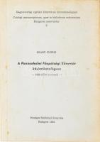 Szabó Flóris: A Pannonhalmi Főapátsági Könyvtár kéziratkatalógusa . Bp., 1981. OSZK. 240p. Kiadói papírkötésben