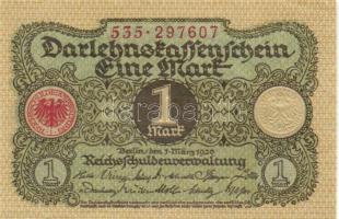 Német Birodalom / Weimari Köztársaság 1920. 1M (6x) egymás utáni ill. kis ugrású sorszámokkal T:I