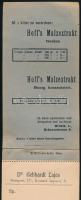 Gebhardt Lajos (1836-1908), Budapest székesfőorvos tiszti főorvosának kitöltetlen recepttömbje, deko...