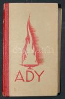 cca 1931 Ady Endre összes versei az Athenaeum kiadásában, vízfoltos de jó állapotban