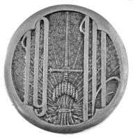 Zutt Richard (1887-1938) 1914. "KÉVE Művészegyesület" kétoldalas, peremén jelzett Ag emlék...