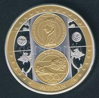 Vatikán DN "Becses kincsek - Michelangelo: Ádám teremtése" ezüstözött emlékérem, részben aranyozva T:PP Csak 10.000db, tanúsítvánnyal!