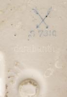 Kalk német porcelán kapcsoló előlap, 2 db, jelzett, matricás, kopásnyomokkal, hajszálrepedéssel, 13×...