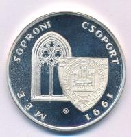 Renner Kálmán (1927-1994) 1991. "Gróf Széchenyi István / MÉE Soproni Csoport 1991" Ag emlé...