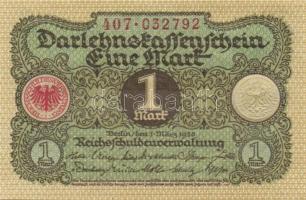 Német Birodalom / Weimari Köztársaság 1920. 1M (2x) egymás utáni sorszámokkal T:I