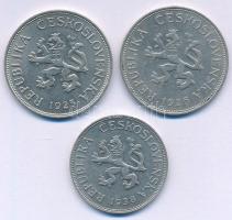 Csehszlovákia 1925-1926. 5K Cu-Ni (2xklf) + 1938. 5K Ni T:XF ph
Czechoslovakia 1925-1926. 5 Korun C...